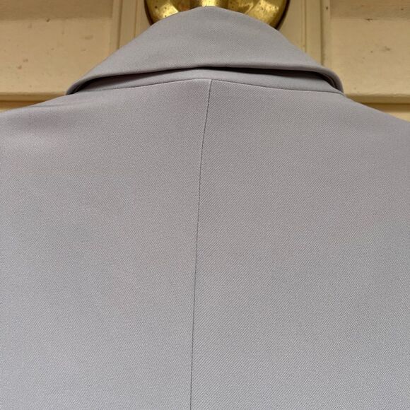 Lavish Alice grey vintage long sawn in ties coat w/free panels, fabulous, XS - Picture 10 of 13